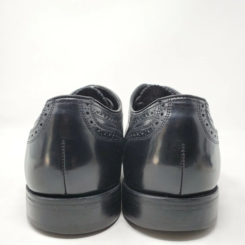 Florsheim Lexington Black Leather Oxford Wingtip